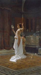 Femmes A La Toilette by Ettore Forti