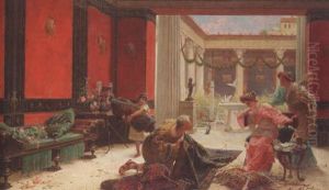 The Rug Seller by Ettore Forti