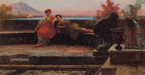 Classical Figures By The Sea - view 1