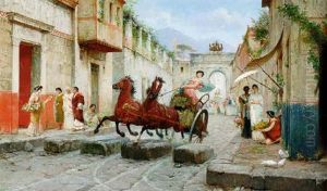 Flirtatious Play, Pompeii by Ettore Forti