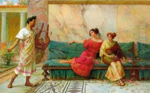 The Serenade by Ettore Forti