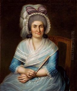 Dame Mit Facher by Sebastian Foertsch