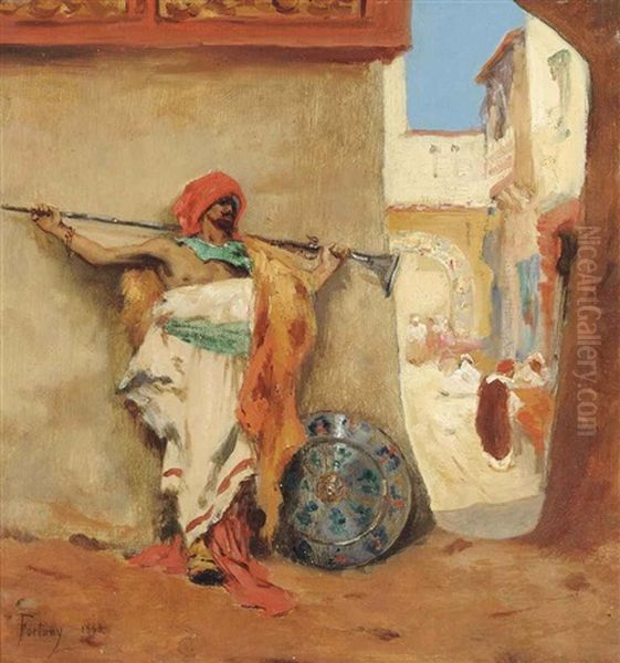 An Arab Warrior In The Souk - view 1