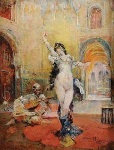 La Danseuse Orientale by Mariano Jose Maria Bernardo Fortuny y Carbo