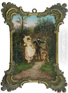 Partenza Per La Caccia by Mariano Jose Maria Bernardo Fortuny y Carbo