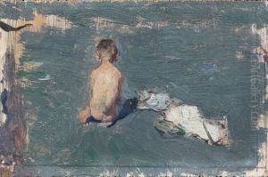 Enfant De Dos Sur La Plage Enfant De Dos Sur La Plage