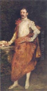 Portrait Of Mr.hargous (brother Of Mrs.de Forest) by Mariano Jose Maria Bernardo Fortuny y Carbo