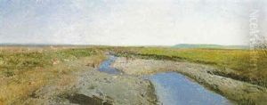 Paisaje Con Riachuelo