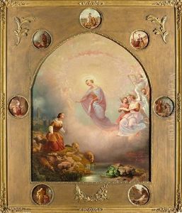 Aparicion De La Virgen De La Misericordia A Isabel Besora, 1855