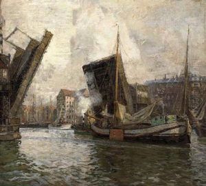 The Port Of Copenhagen by Carl Forup