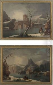 Paysages D'hiver Animes (pair) Paysages D'hiver Animes (pair)