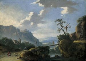 Paesaggio Con Ponte E Una Torre