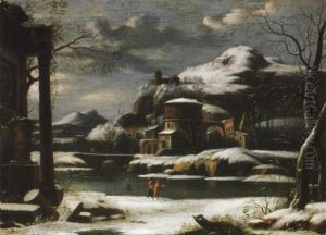 Vizparti Taj Telen (waterside Landscape In Winter)
