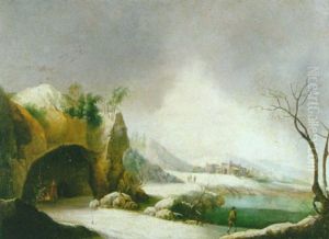 Paisaje Nevado by Francesco Foschi