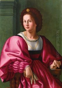 Portrait Of A Lady by Pier Francesco Di Jacopo Foschi
