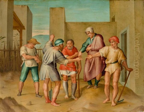 The Payment Of The Workers In The Lord's Vineyard, So-called Parable Of The Workers In The Vineyard - view 1