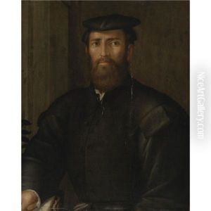 Portrait Of A Young Man In A Black Cap