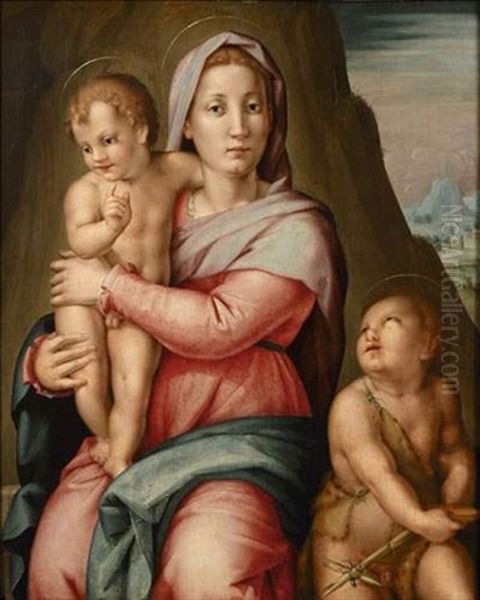 Vierge A L'enfant Avec Saint Jean - view 1
