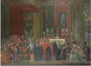 Charles Of Bourbon (+ Ferdinand Iv Of Bourbon Sworn In As The King Of Naples, Irgr; Pair) by Michele Foschini