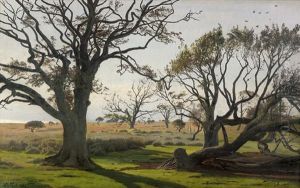 Weite Baumlandschaft Im Fruhjahr by Harald Frederick Foss