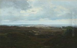 Coastal Scenery At Svinklov by Harald Frederick Foss
