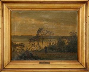 Landscape With Woman At A Lake Landscape With Woman At A Lake