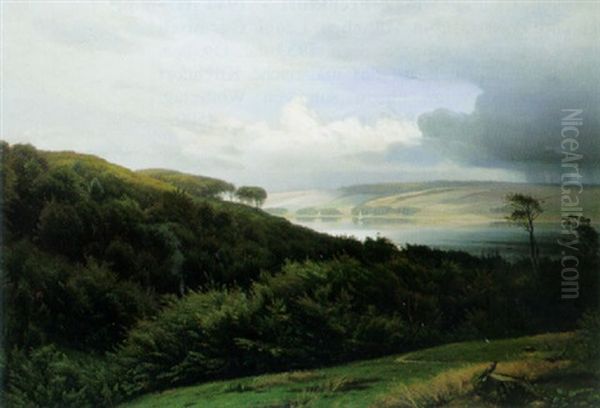 Sommerliche Seenlandschaft Nach Einem Gewitter - view 1