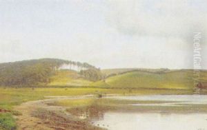 Udsigt Over Dansk Sommerlandskab by Harald Frederick Foss