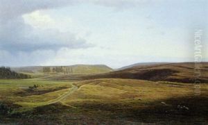 Tidlig Septembermorgen. Fra Bruunshaab Ved Viborg Tidlig Septembermorgen. Fra Bruunshaab Ved Viborg
