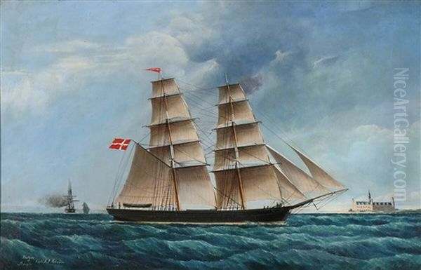 The Brig "protheus" Of Dragor - view 1