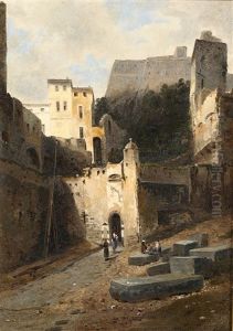 Il Castello Di Portovenere by Agostino Fossati