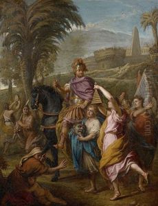 Le Triomphe De David by Charles de La Fosse