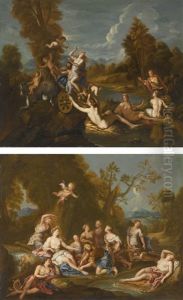 The Rest Of Diana; The Abduction Of Proserpine by Charles de La Fosse