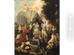 A Personification Of The Arts by Charles de La Fosse