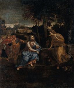 Le Christ Et La Samaritaine by Charles de La Fosse