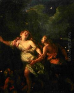 Daphne Fuyant Les Poursuites D'apollon by Charles de La Fosse