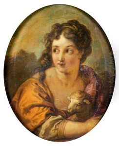 Sainte Agnes by Charles de La Fosse