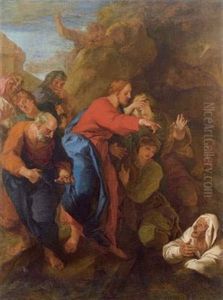 La Resurrection De Lazare by Charles de La Fosse