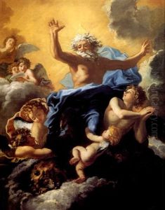 La Vision D'ezechiel : Dieu Le Pere Et Les Symboles Des Evangiles by Charles de La Fosse