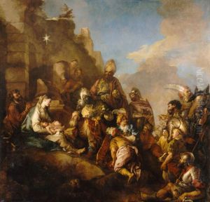 L'adoration Des Mages by Charles de La Fosse