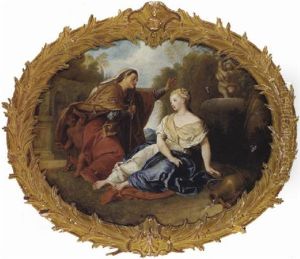 Vertumnus Und Pomona by Charles de La Fosse