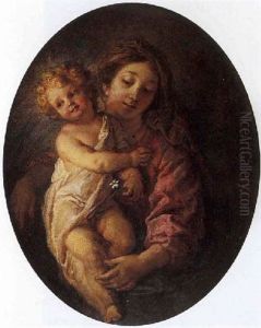 La Vierge A L'enfant by Charles de La Fosse
