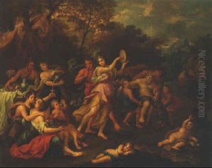 A Bacchanalian Revel by Charles de La Fosse
