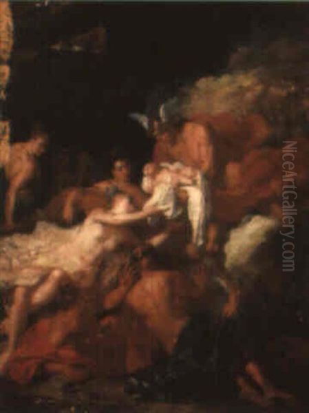 Mercury Carrying The Infant Bacchus To The Nymphs Of Nysa - view 1