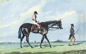 The Racehorse 
Fortunatus 
 With Jockey Up by Jonny Audy