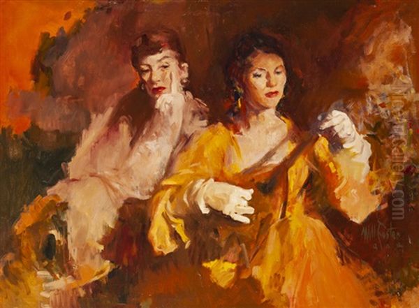 Two Ladies With Mandolin - view 1