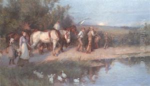 The Return From Harvest by William Gilbert Foster