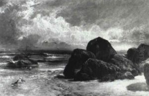 Coastal View With Sailboats