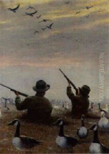 Goose Shooting by William Harnden Foster