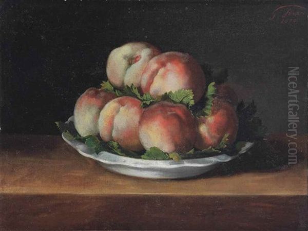 Peaches On A Plate - view 1